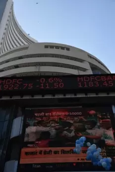 Equity indices trade in green; Sensex up over 500 points